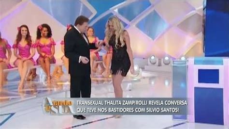 Conheça Thalita Zampirolli a transexual que encantou Silvio Santos 1