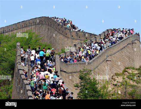 The Great Wall Of China Badaling Stock Photo Alamy