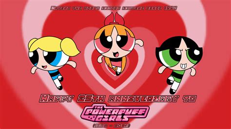 Happy 25th Anniversary To The Powerpuff Girls By Princesskaylac On