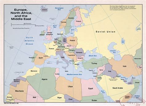 Blank Map Of Europe And Middle East Map Of Europe Middle East And North