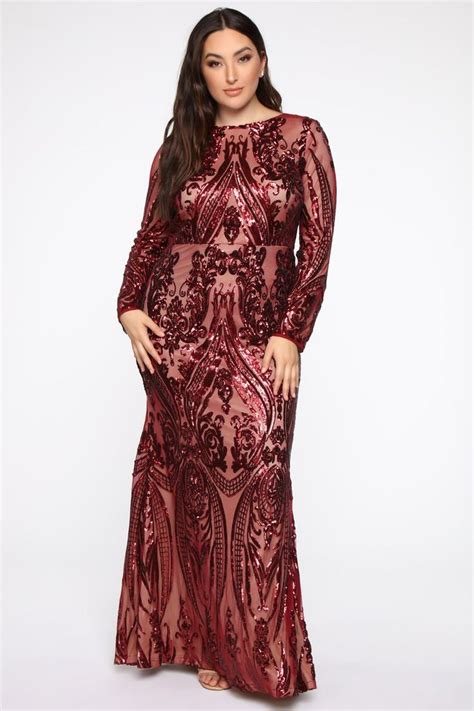 Unforgettable Romance Sequin Dress Burgundy Sequin Dress Dresses Burgundy Fashion