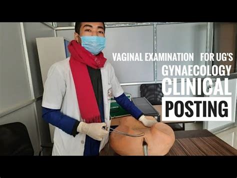 Vaginal Examinations Per Speculum And Bimanual Examination Gynae