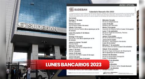 Cuándo Es Lunes Bancario Lunes Bancarios 2023 Calendario Feriados