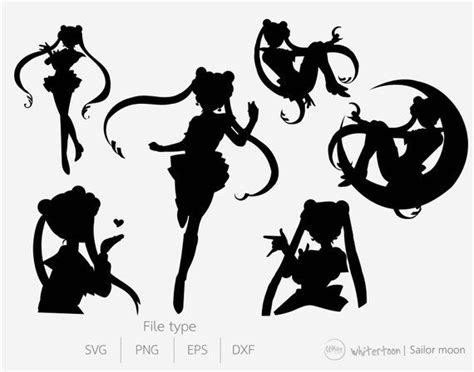 Sailor moon silhouette svg works with silhouette studio, silhouette studio designer edition, cricut design space, sure cuts a lot and other cutting software that accepts the offered file types. Pin on Crafts