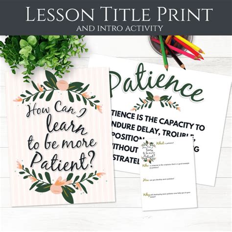 How Can I Learn To Be More Patient Pdf Download The