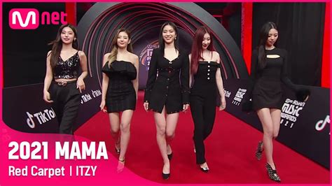 2021 Mama Red Carpet With Itzy Mnet 211211 방송 Youtube