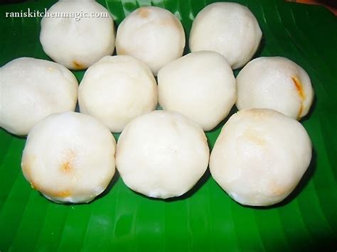 Kerala Kozhukatta Steamed Rice Dumpling With Coconut Jaggery And