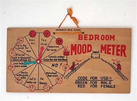 Vintage Sex Mood Sign For Bedroom
