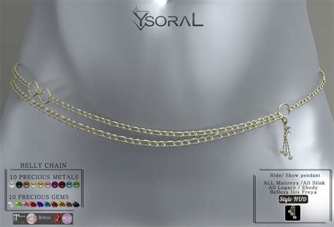 Ysoral Belly Chain Belly Jewelry Sims 4 Cc Accessories