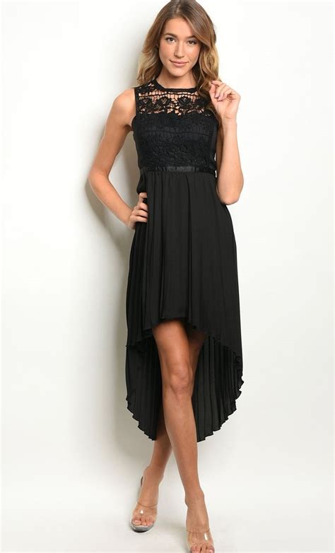 Black Crochet After Five Dress 100 Polyester Small L 33 B 32 W