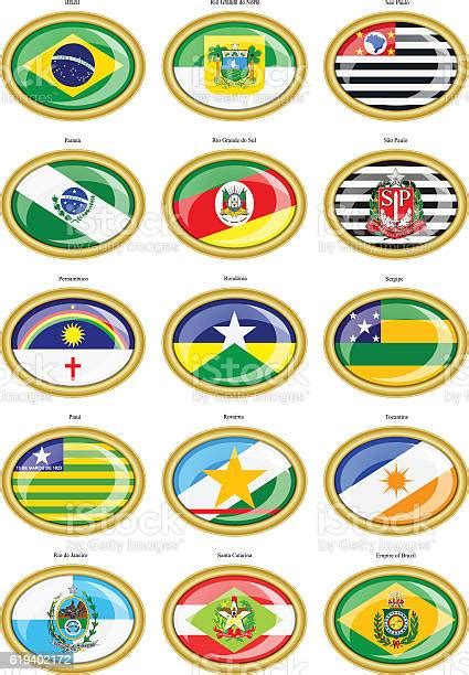 Flags Of The Brazilian States Stock Illustration Download Image Now