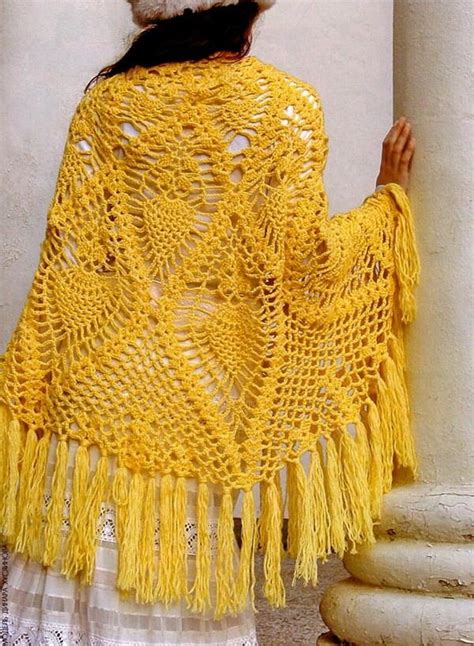 Amazing Crochet Shawl With Patterns Home Garden And Crochet Patterns