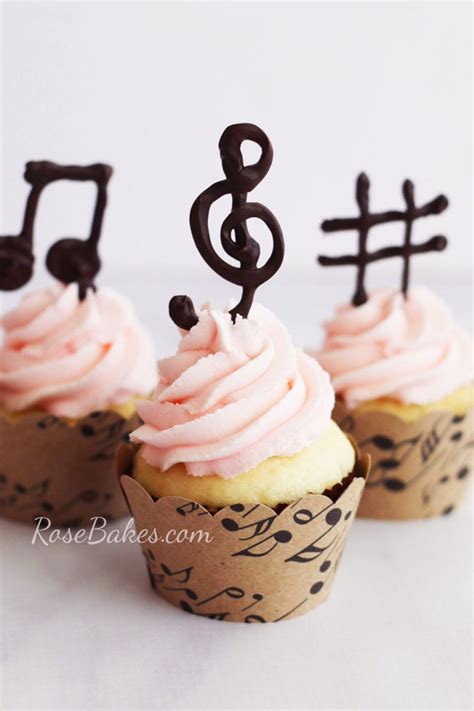 Piano Recital Music Notes Cupcakes Rose Bakes Music Cakes Music