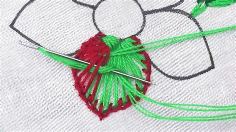 Most Beautiful Super Easy Flower Embroidery Design Hand Embroidery