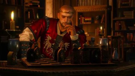 The Witcher 3 King Radovid Meetingchess Scene Youtube