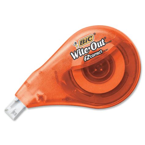Bic Wite Out Ez Correct Correction Tape 017 Width X 3314 Ft Length