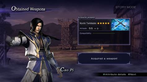 Then, complete battle of jiange. Warriors Orochi 3 Ultimate - Cao Pi Mystic Weapon Guide - YouTube