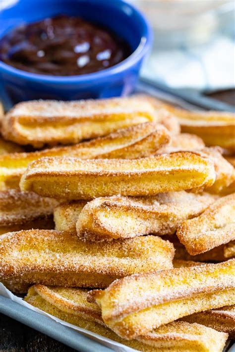 Easy Air Fryer Churros Recipe With Video Crazy For Crust