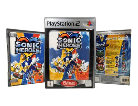 Sonic Heroes Ps2 Mint Complete Appleby Games