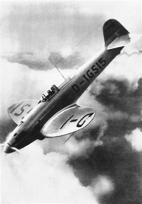 Heinkel He 113 Super Fighter Which Saw Action In The Bat Flickr