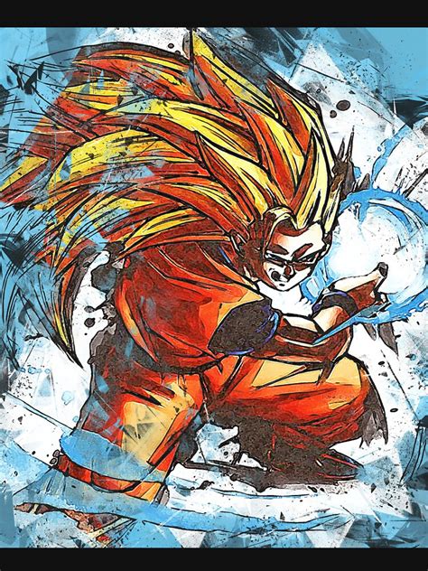 Goku Super Saiyan 3 Kamehameha T Shirt By Inspyrall