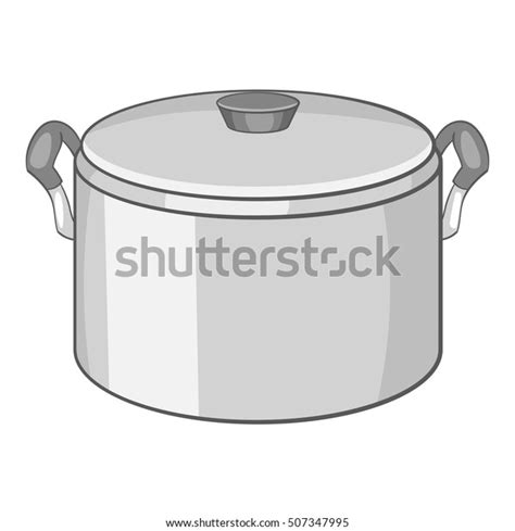 Saucepan Icon Cartoon Illustration Saucepan Vector Stock Vector