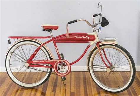 Lot Vintage Western Flyer Bicycle