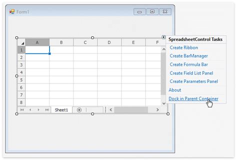 Get Started With The Winforms Spreadsheet Control Winforms Controls