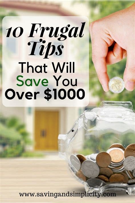 10 Frugal Tips That Will Save You Over 1000 A Year Frugal Tips