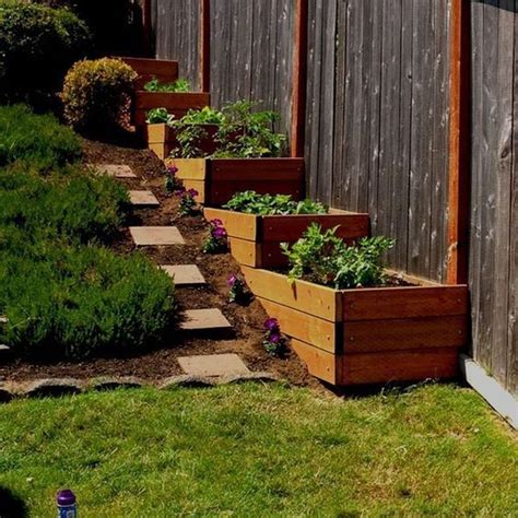40 Awesome Sloped Yard Fence Ideas For Any Houses Sloped Backyard