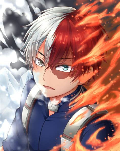 My hero academia is among the best superheroic anime that discovered characters with unique quirks (gifted powers). Todoroki | My hero, My hero academia shouto, Hero