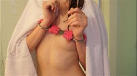 Sarah Mae Naked Handcuffed After Her Shower HD Girls Wearing