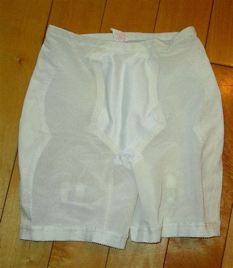Vintage New Sear S Firm Control Long Leg Panty Girdle With Garters Wh Lg EBay