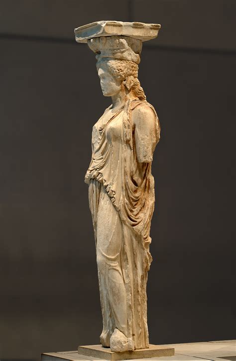 Caryatide Kora From The South Porch Of Erechtheion Athens New