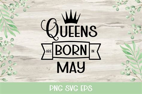 Queens Are Born In May Graphic By Mavik19 · Creative Fabrica