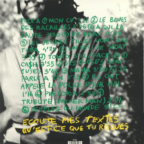 제일 먼저 가사를 추가하고 포인트를 적립하세요. Tonton DAVID Le Blues Des Racailles (reissue) vinyl at ...