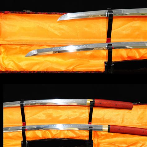 Hand Forged Japanese Daisho Katanawakizashi Sword Set 1095 High Carbon