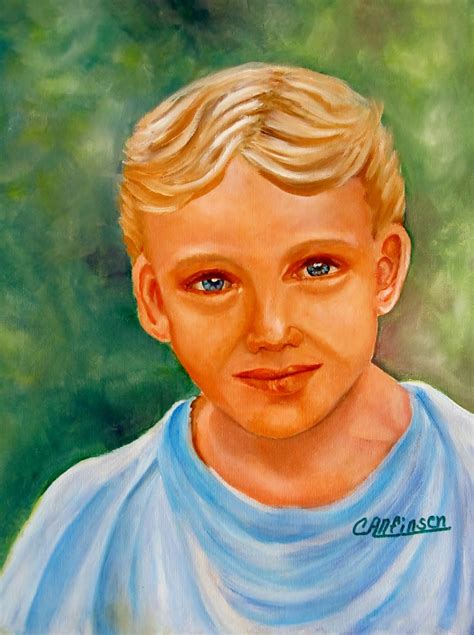 Anfinsen Arts Alive New Portrait Blonde Boy
