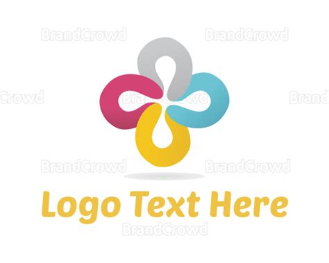 Flower Petal Cross Logo Brandcrowd Logo Maker