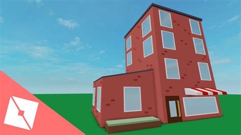 Roblox Studio Red Building Low Poly Youtube
