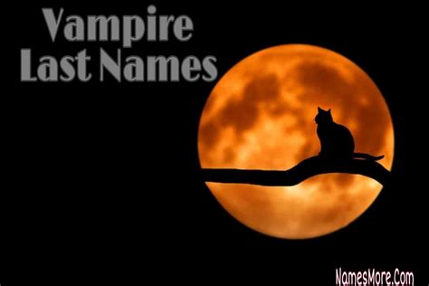 670 Vampire Last Names Cool And Unique