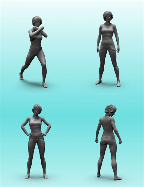 Stand Strong Poses For Genesis 8 Female Daz 3d