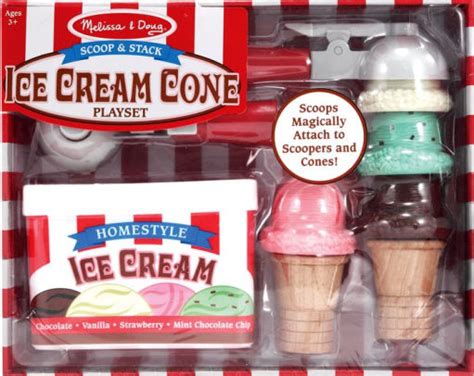 Scoop And Stack Ice Cream Cone Playset By Melissa And Doug Barnes And Noble®