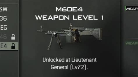 Call Of Duty Modern Warfare 3 Lmgs Level Unlocks Cod Mw3 Light