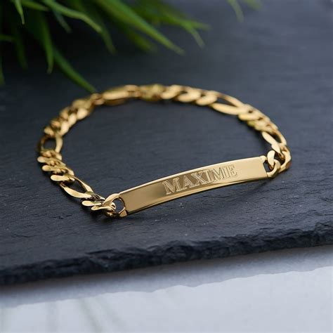 Engraved Id Mens Sterling Silver Bracelet Personalized Etsy In 2023