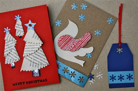 Handmade Christmas Cards Part One Mrs Foxs Life Home Crafts And