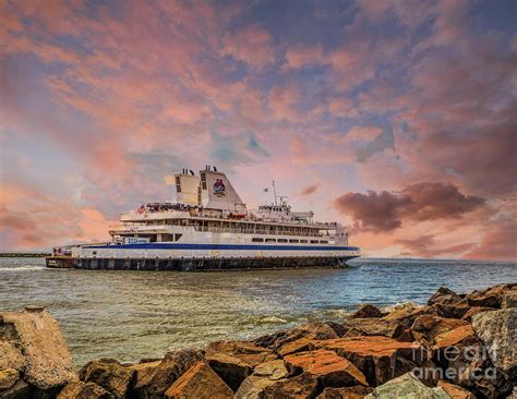 Sunset At The Cape May Ferry Photograph By Nick Zelinsky Jr Fine Art