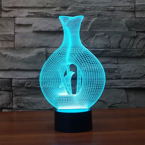 Realistic Cageling 3d Optical Illusion Lamp — 3d Optical Lamp