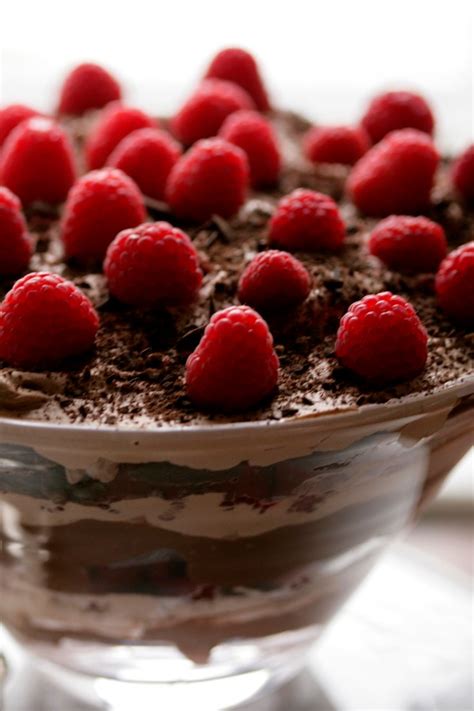 Triple Chocolate Trifle With Raspberries Recipe Nyt Cooking