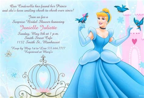 13 Amazing Cinderella Invitation Templates And Designs Psd Ai Word